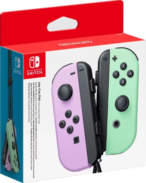 Nintendo Switch Joy-Con kontrollpar (pastell-lilla + pastellgrønn)