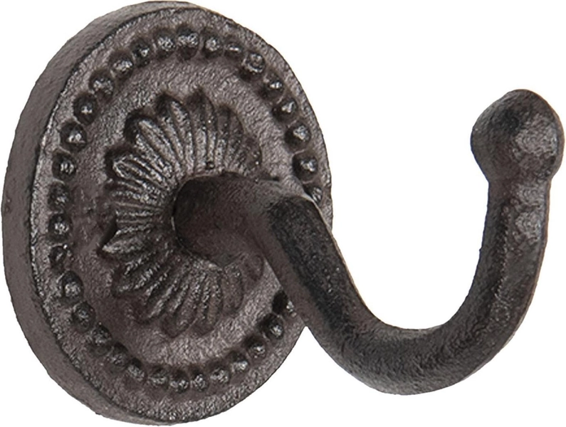Clayre & Eef wallhook 6x9x6 cm iron
