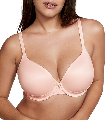 Victoria's Secret Full Coverage Bra - Purest Pink Lace Detail - 34DD