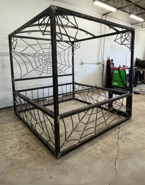 Spider Bed: Innovative BDSM Furniture by Metalbound