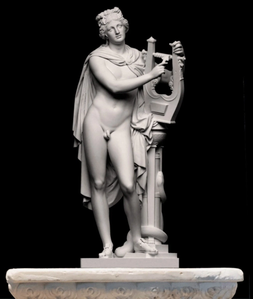 Apollo Kitharoidos, Bengt Erland Fogelberg, EXACT REPLICA.High quality resin