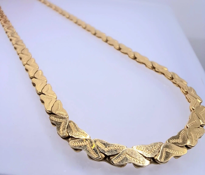 Gold 585 / 14 carat chain necklace 41 cm