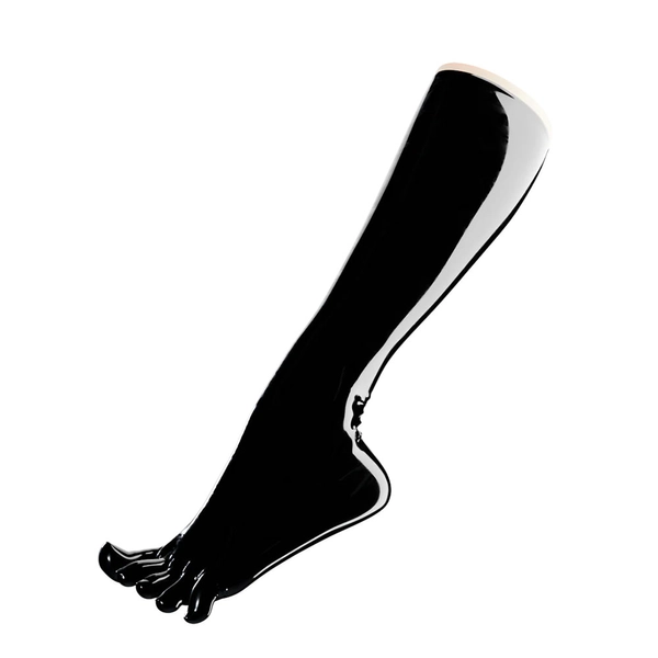Latex Toe Socks UniqDsn - SIZE M - Obsidian Black - MH Sexshop