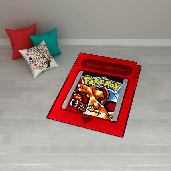 Red Game Cartridge rug,Blue Game Cartridge rug, Custom Anime Rug,Gamer rug, video game rug,Game Room Decor,Play Room Rug,Custom Rug, Pc Game