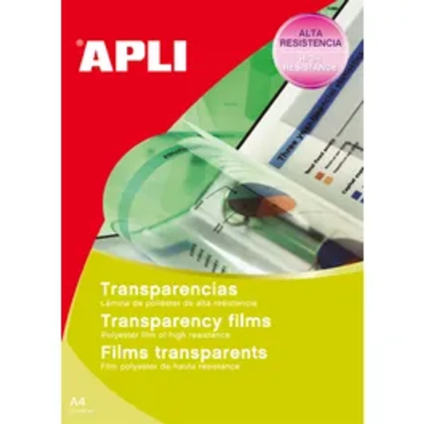 Apli Paper - Films transparents universels pour rétroprojecteur - A4 - 20 feuilles