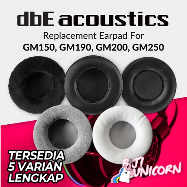 Earpad Earcup Ear Cushion DBE GM150 GM190 GM200 GM250 GM 150 190 200 - Velvet Gey di BijiUnicorn | Tokopedia