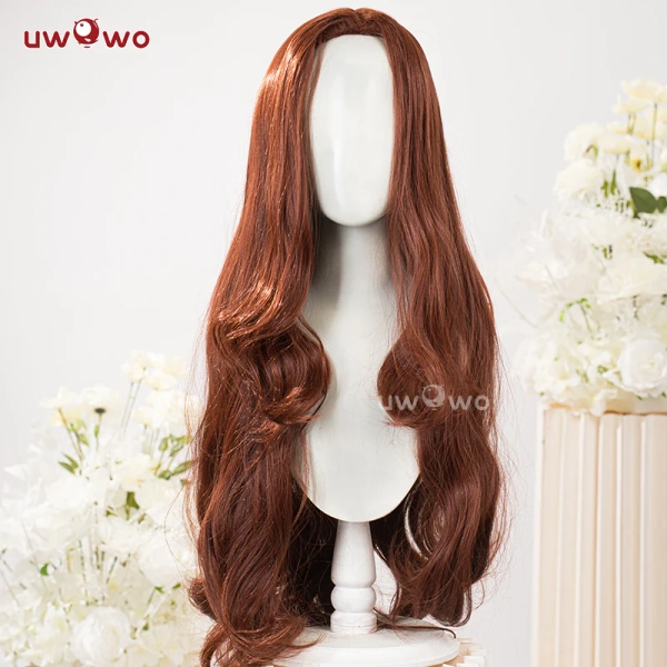 Uwowo Clawdeen Wolf Cosplay Wig Long Brown Hair