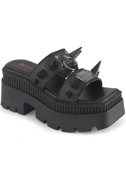 WRATH-13 [Black] | PLATFORM SANDALS [IN STOCK]**