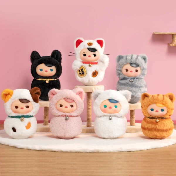 PUCKY Roly-Poly Kitty Series-Vinyl Plush Blind Box by POP MART