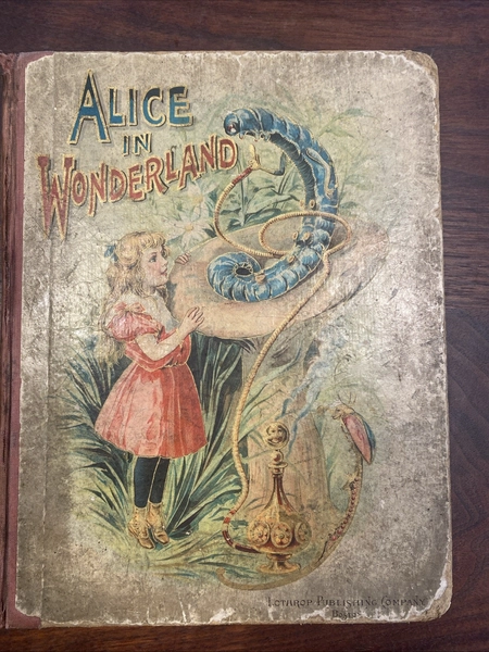RARE 1890s Alice's Adventures in Wonderland by Lewis Carroll ILLUS John Tenniel