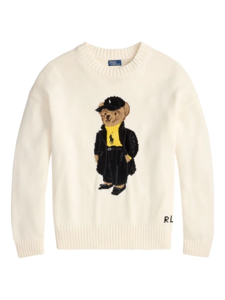 Polo Ralph Lauren pull à broderie ours | M