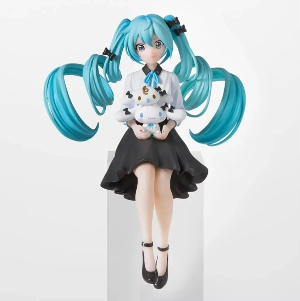 Cinnamoroll - Piapro Characters - Hatsune Miku - Milk - Hatsune Miku x Cinnamoroll - Premium Chokonose Figure (SEGA) - Brand New.