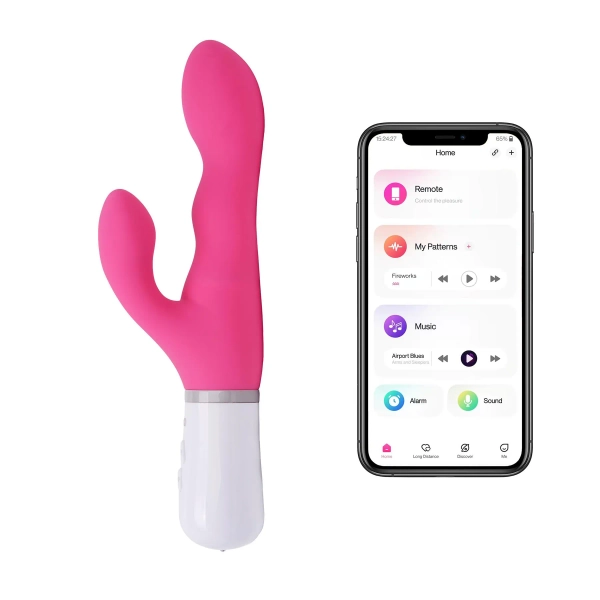 Lovense Nora Bluetooth Rabbit Vibrator - Vibrators | Adam & Eve
