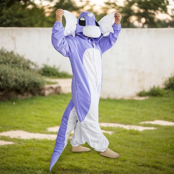 KIGURUMI Cosplay Romper Charactor animal Hooded Nightclothes Pajamas Pyjamas Costume sloth  outfit Sleepwear