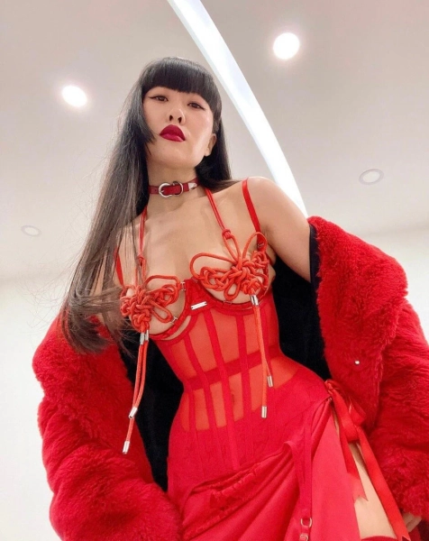 Custom Mesh Underbust Corset with Suspenders