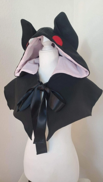 Cute Fleece Bat Cape