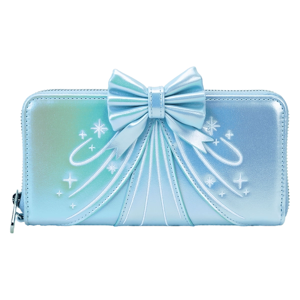Cinderella Exclusive 75th Anniversary Shiny Series Iridescent Cosplay Wristlet Wallet