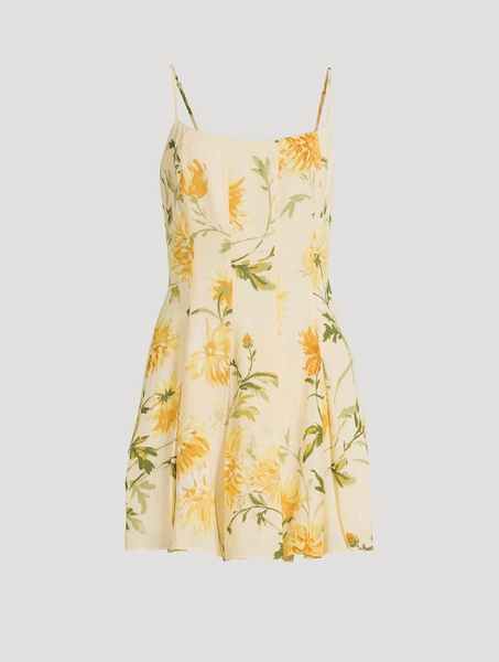 Annelise Mini Dress In Floral Print