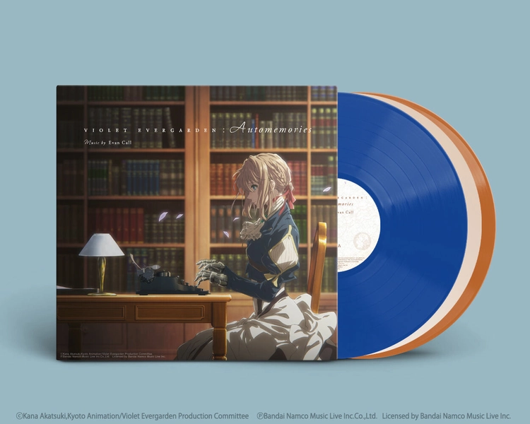 Violet Evergarden - Automemories Original Soundtrack Vinyl (Blue/Natural/Brown Ver.) - Crunchyroll Exclusive