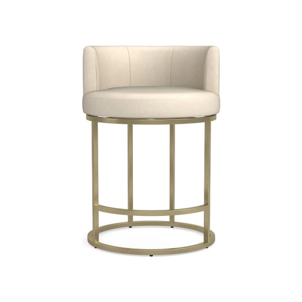Verona Upholstered Swivel Counter &amp; Bar Stool