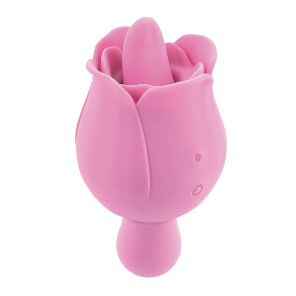 Eve's Dual End Tongue Flicking Rose - Vibrators | Adam & Eve