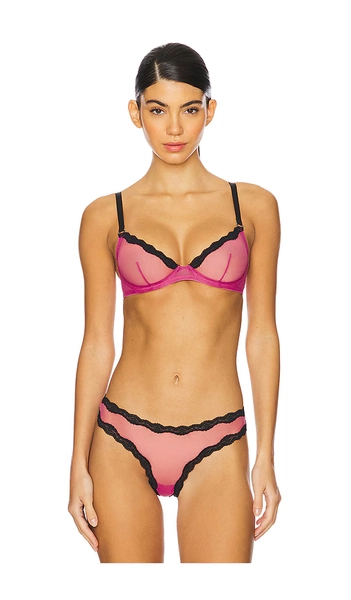 Sheer Tulle Demi Bra- Size 34D