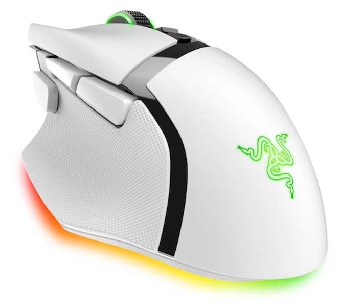 Razer Basilisk V3 Pro Wireless Gaming Mouse, White