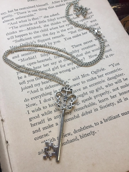 Large Skeleton Key Necklace