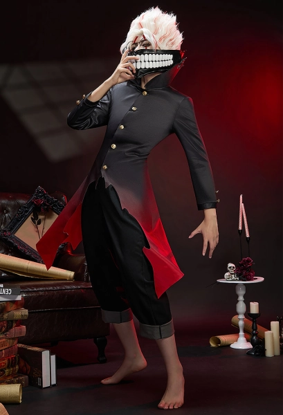 DDD Ken Takakura Cosplay Kostüm Jacke und Hose mit Gürtel