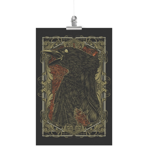 Death of a Crow Matte Poster