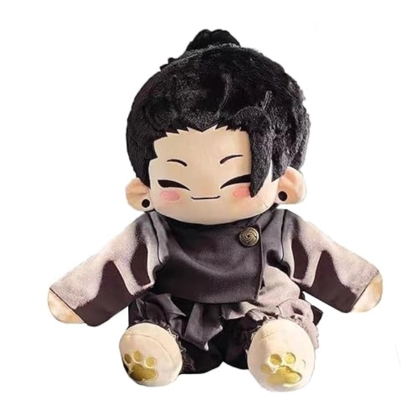 LUNK Anime Plush Pillow 15.7 Inch Geto Suguru Removable Clothes Stuffed Figurine Soft Pillow Sofa Cushion Decoration