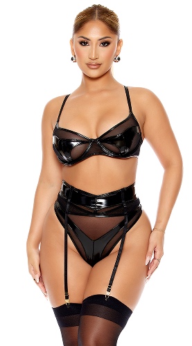 Opposites Attract High Waisted Bra Set