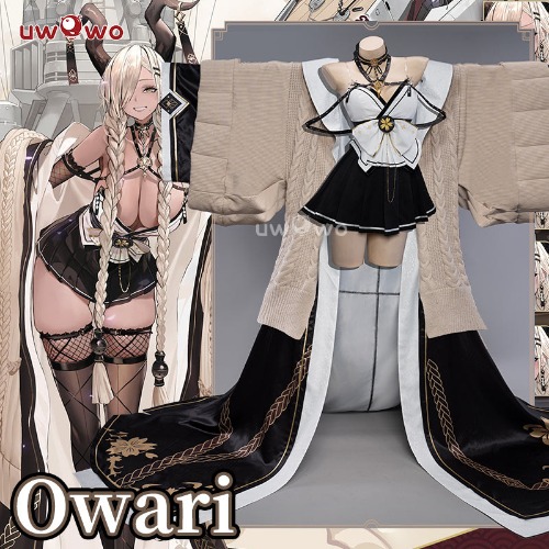 【In Stock】Uwowo Azur Lane IJN Owari Sheep Girl 18+ Sexy Cosplay Costume - 【In Stock】S-M