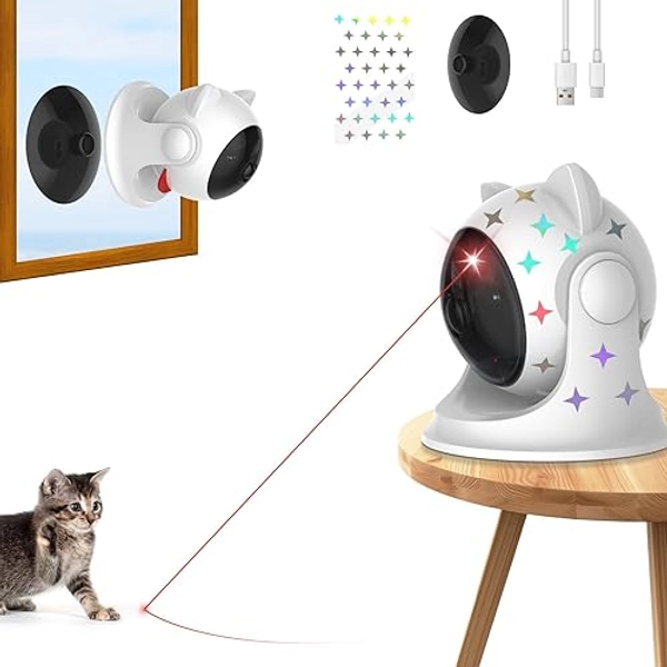 Saolife Automatic Cat Laser Toy, Interactive Cat Toys for Indoor Cats/Kitty/Dogs