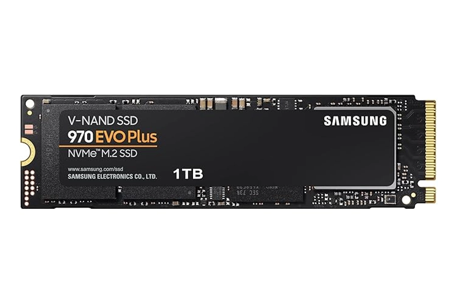 SAMSUNG 970 EVO Plus SSD 1TB NVMe M.2 Internal Solid State Hard Drive, V-NAND Technology, Storage and Memory Expansion for Gaming, Graphics w/Heat Control, Max Speed, MZ-V7S1T0B/AM