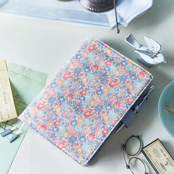 Liberty Fabrics: Michelle A5 Cousin Size - Techo Lineup - Hobonichi Techo 2025