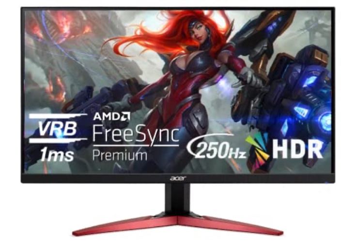 Acer 24.5" 250Hz 1ms AMD FreeSync Gaming Monitor - KG251Q - 24.5-inch - 250Hz - Monitor