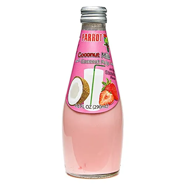 Parrot Coconut Milk Drink Strawberry with Pulp 290ml(Pack Of 12)