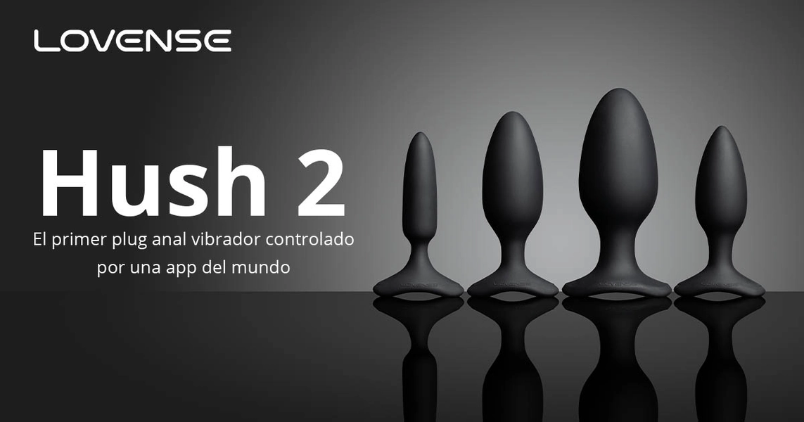 Lovense® Hush 2: Plug Anal Vibrador con Control Remoto por Aplicación para Hombres / Mujeres – ¡Pide el Tuyo Ahora para un Placer Mejorado!