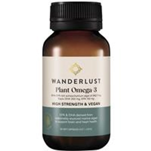 Wanderlust Plant Omega 3 60 Capsules