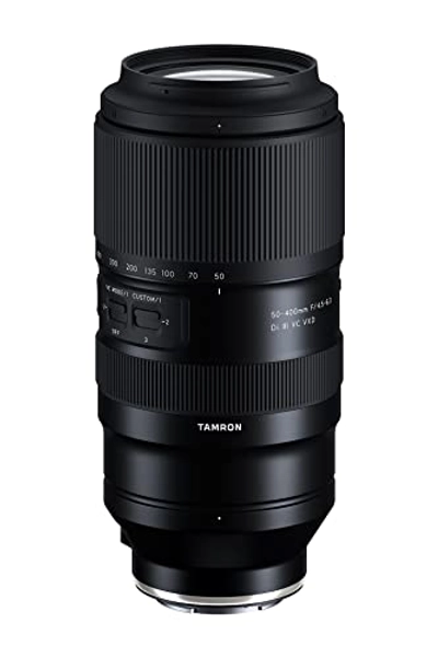 Tamron 50-400mm f/4.5-6.3 Di III VC VXD Lens for Sony Full Frame Mirrorless Cameras Black