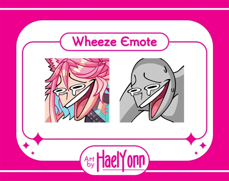 [VGEN] Wheeze Emote YCH by 🌸✨ ⲎⲀⲈⳐⲨⲞⲚⲚ (@Haelyonn)