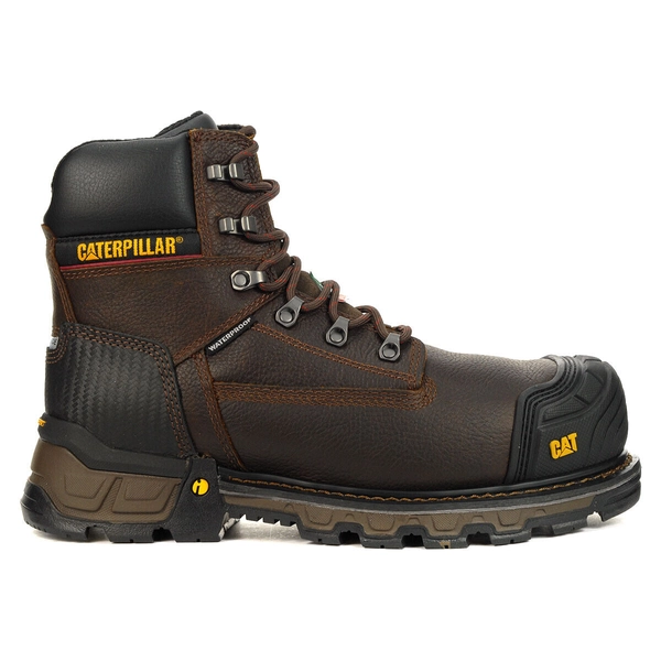Caterpillar Men's Excavator XL 6" Red Brown WP CT Work Boots P722755