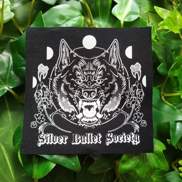 Wolfbane Werewolf Lycan Cotton Sew-On Screenprinted Patch