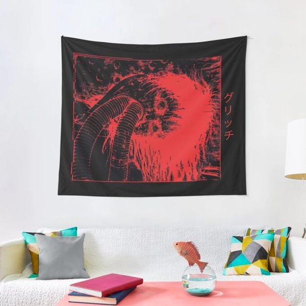 Glitching Girl Kaori Horror Manga Tapestry | Junji Ito Shop