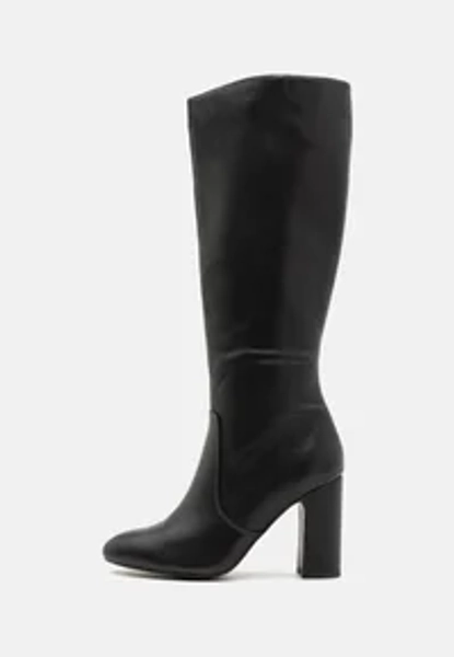 Boots med høye hæler - black