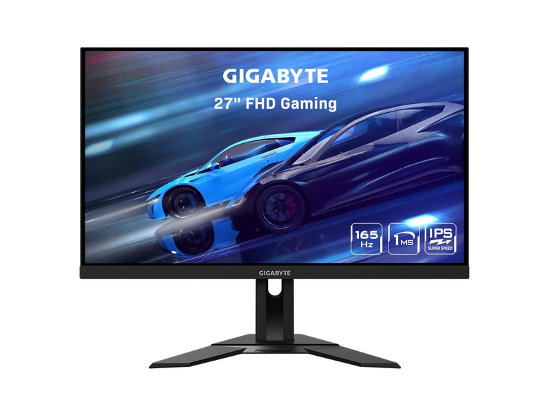 GIGABYTE G27F 2-27" 165Hz 1080P Gaming Monitor, 1920 x 1080 SS IPS Display, 1ms (MPRT) Response Time, 95% DCI-P3, 1x Display Port 1.2, 2X HDMI 2.0/ USB 3.2,Black