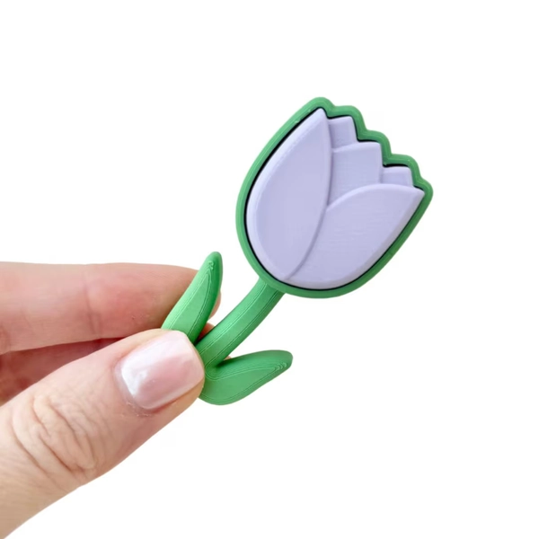Tulip Flower Clicker Fidget Toy | Sensory Flower Clicker | Calm Tool | Loud Click Hand Clicker | Hand Fidget | Portable Fidget