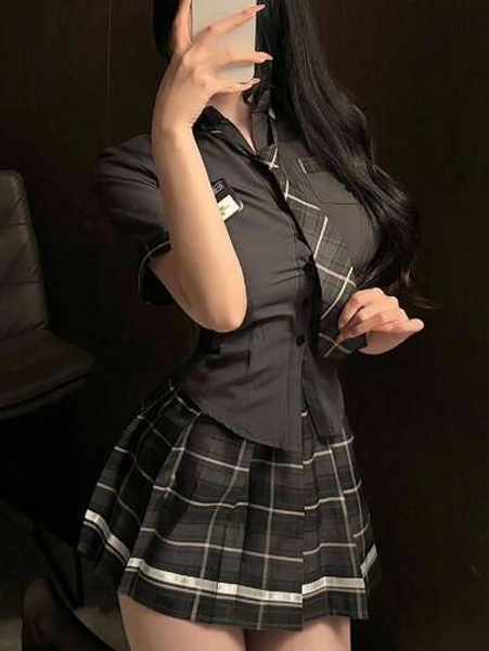 Sexy Lingerie Set Sexy Student Costume Jk Pure Desire Uniform Role-Playing
