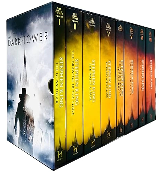 The Dark Tower Series Complete 8 Books Collection Box Set by Stephen King (Gunslinger, Waste Lands, Wizard and Glass, Wolves of the Calla & MORE!)